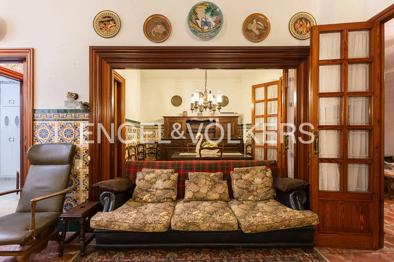 Sala de estar de Casa o chalet en venta en Guadassuar con Calefacción, Trastero y Amueblado