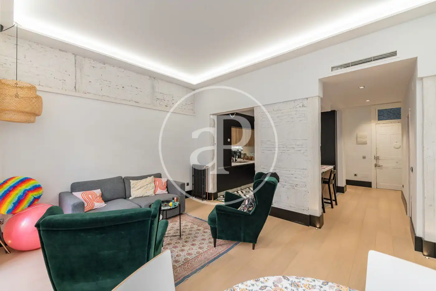 Sala d'estar de Pis de lloguer en Madrid amb Aire condicionat, Calefacció i Traster