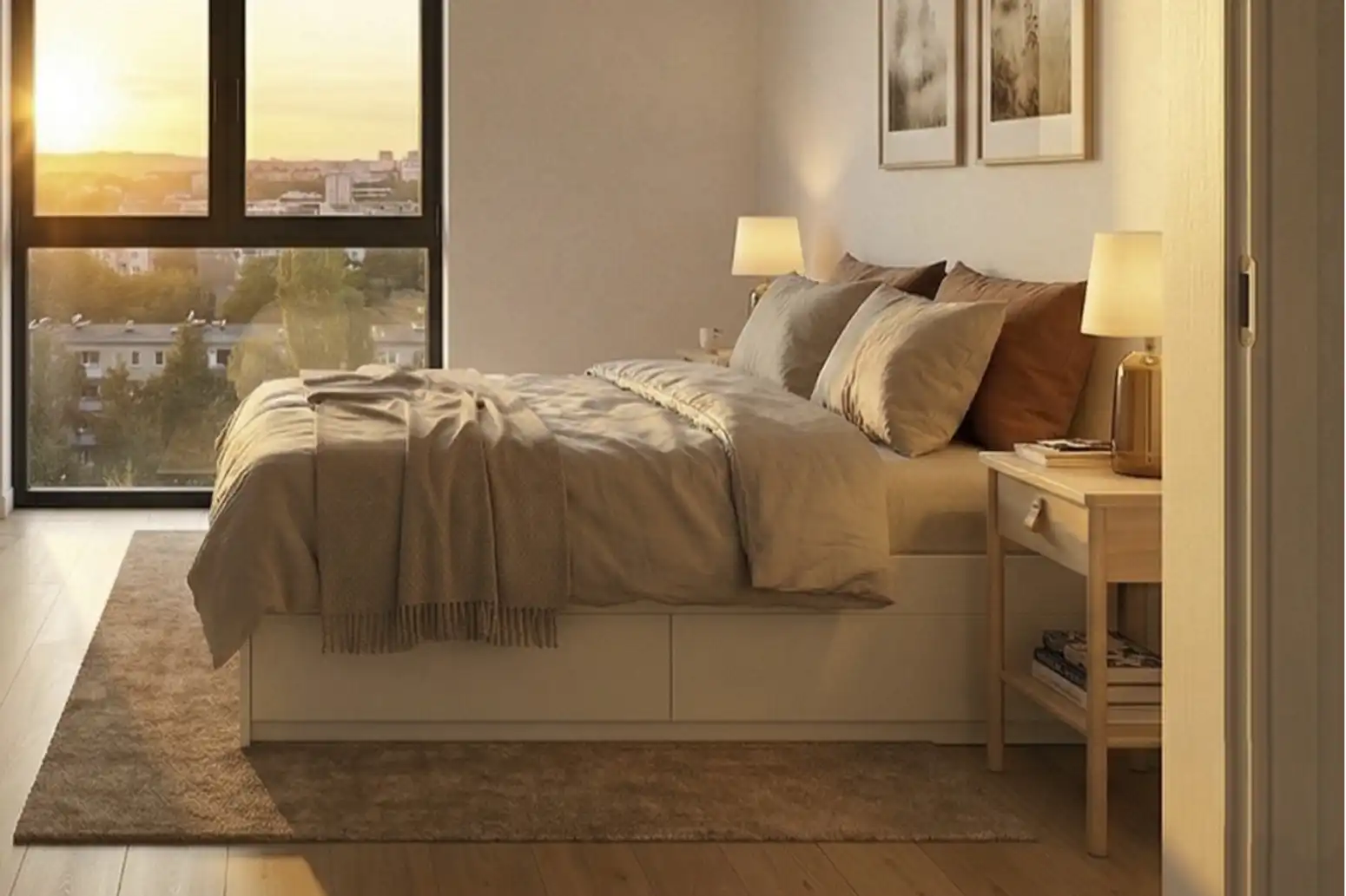 Habitación de Casa adosada en venta en Gandia con Calefacción y Terraza