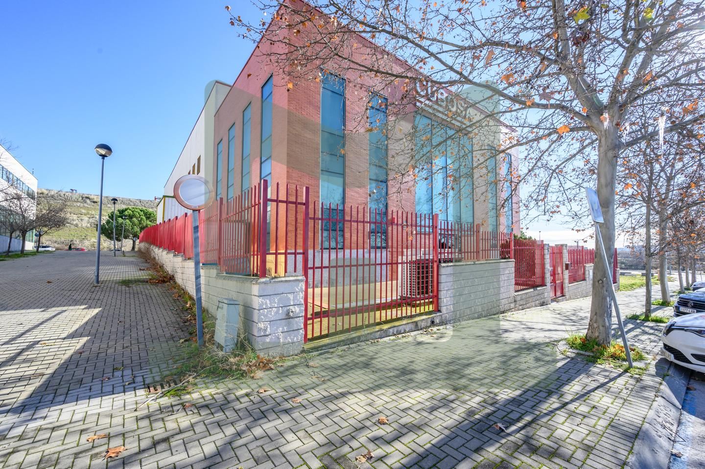Exterior view of Industrial buildings for sale in Leganés