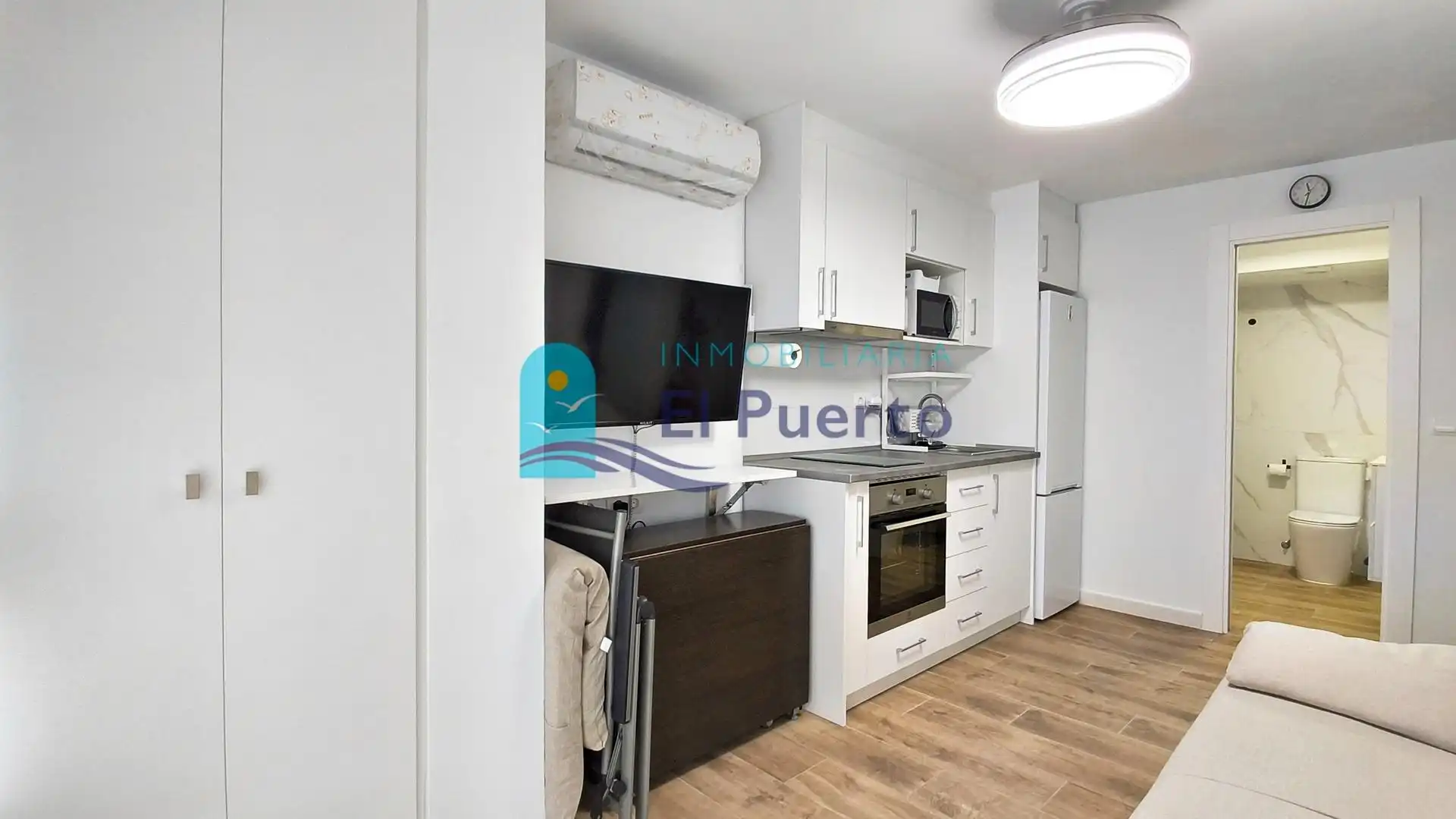 Cocina de Apartamento en venta en Mazarrón con Aire acondicionado, Calefacción y Amueblado