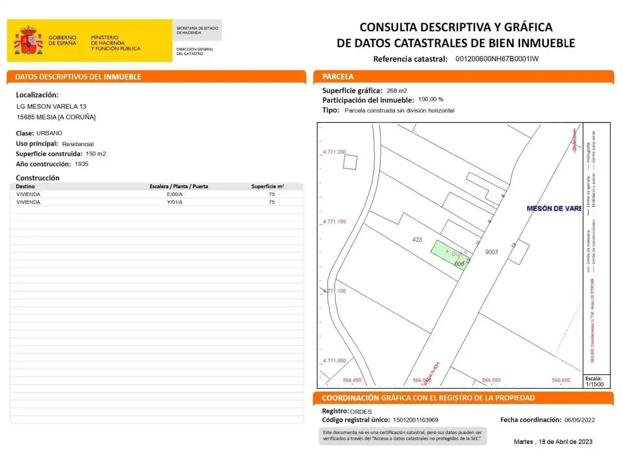 Maison avec jardin à vendre à Calle Lugar Meson Varela 13, imagen 9