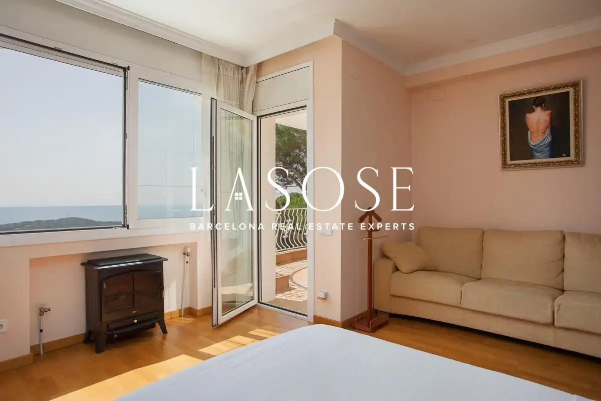 Bedroom of Houses for sale in Arenys de Munt  with Air Conditioner, Private garden and Terrace