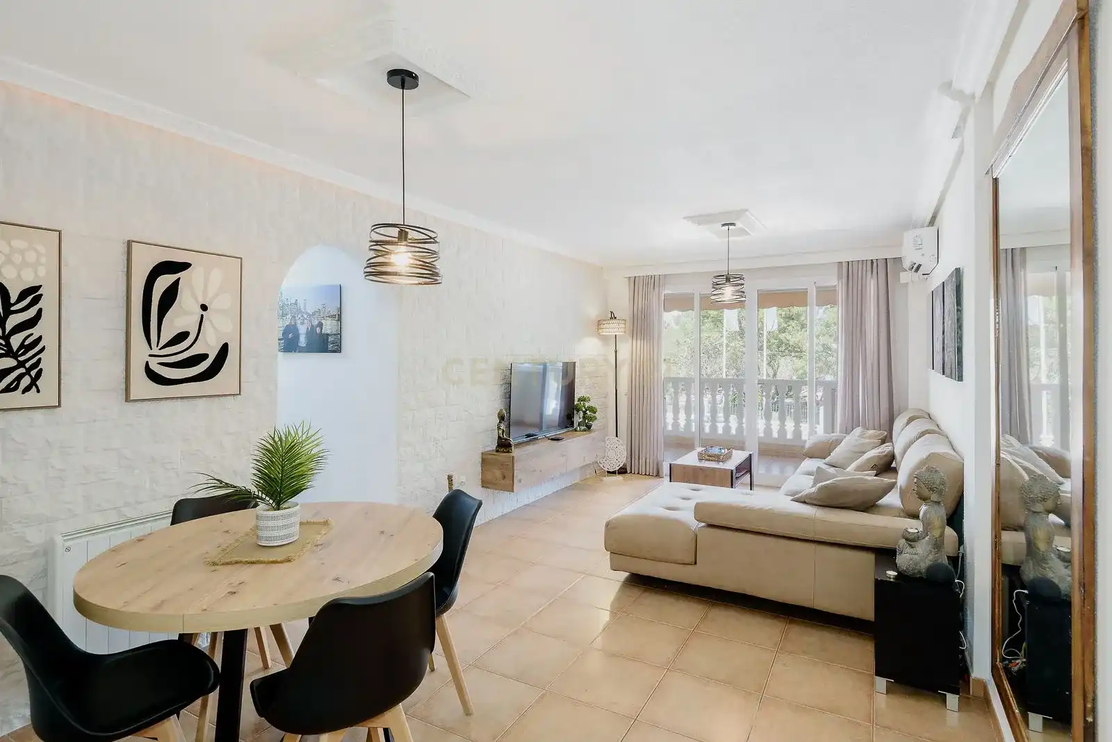Sala de estar de Piso en venta en Santa Eulària 