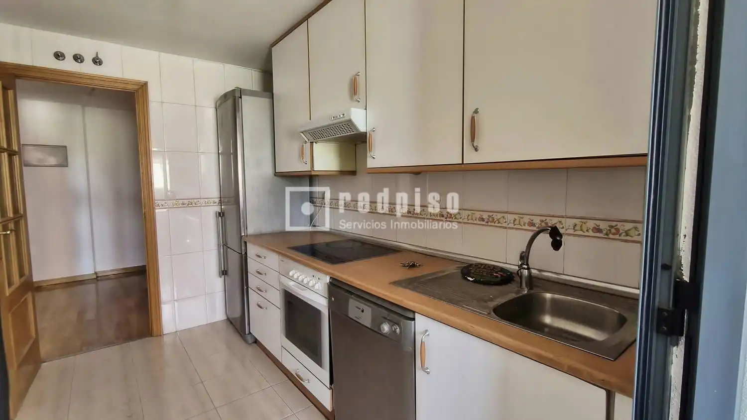 Kitchen of Flat for sale in Madrid  with Air Conditioner, Heating and Private garden