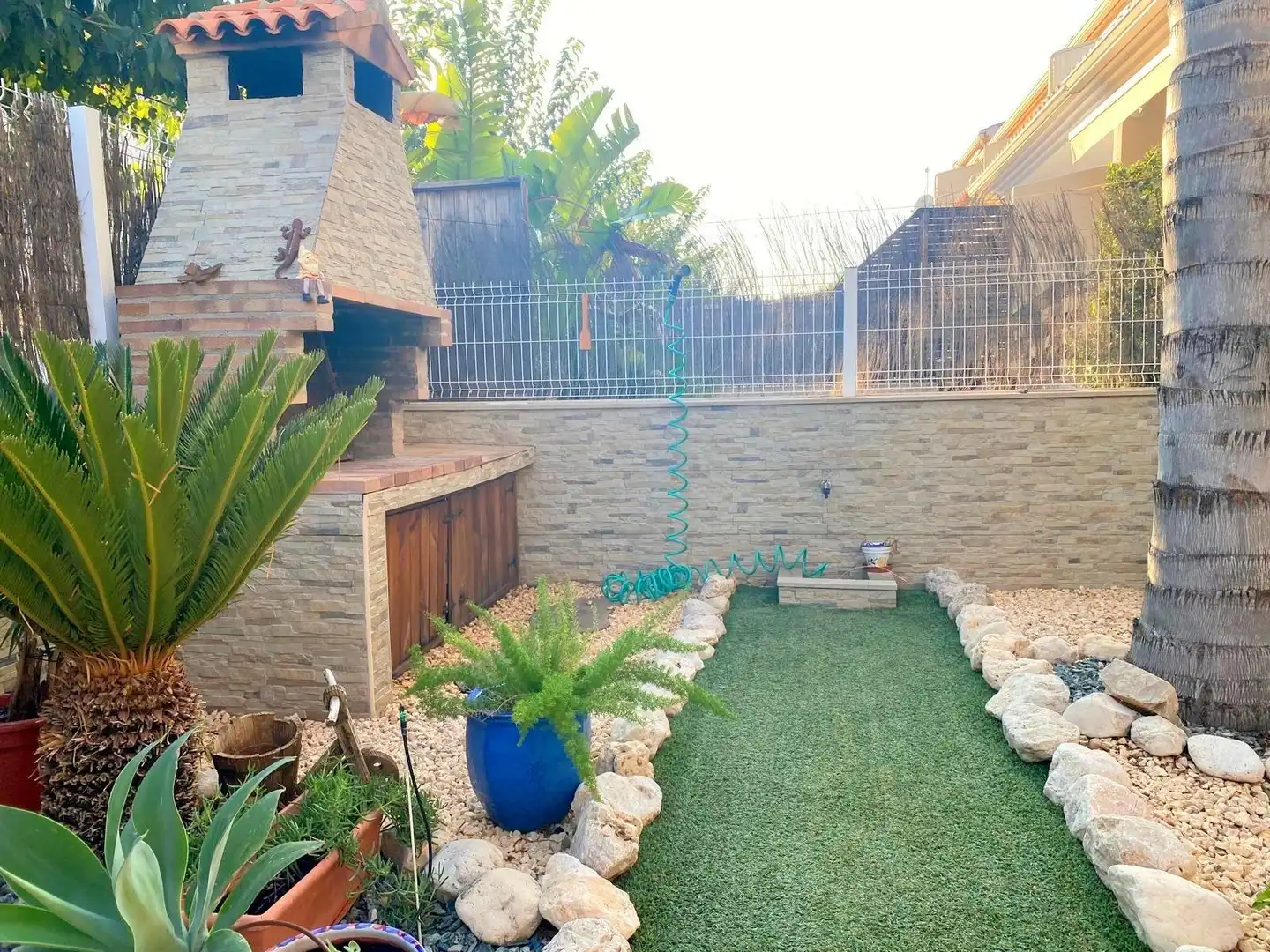 Jardín de Casa adosada en venta en Vallada con Aire acondicionado, Jardín privado y Terraza