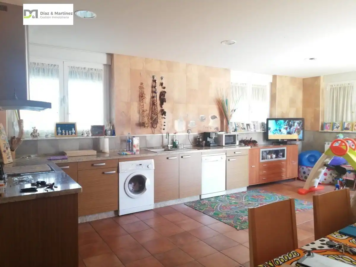 Cocina de Casa o chalet en venta en Santa Colomba de Curueño con Jardín privado, Parquet y Terraza