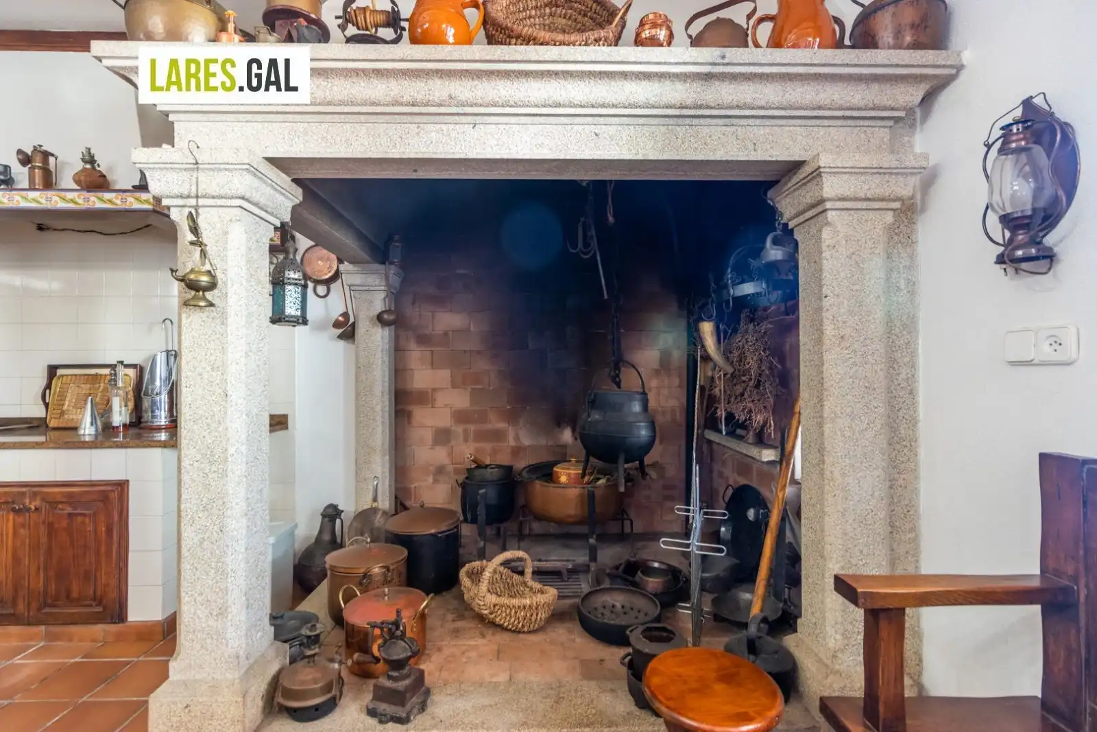 Cuina de Casa o xalet de lloguer en Moaña amb Calefacció, Terrassa i Moblat
