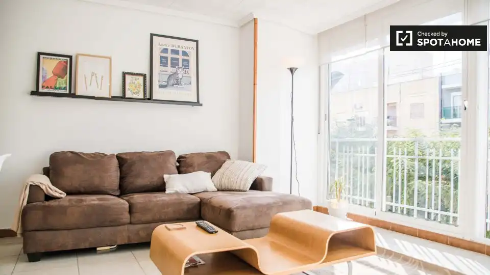 Sala d'estar de Apartament per a compartir en Mislata amb Aire condicionat, Calefacció i Terrassa
