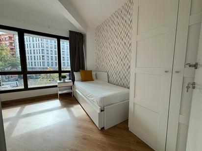 Bedroom of Flat to share in  Barcelona Capital  with Furnished, Washing machine and TV