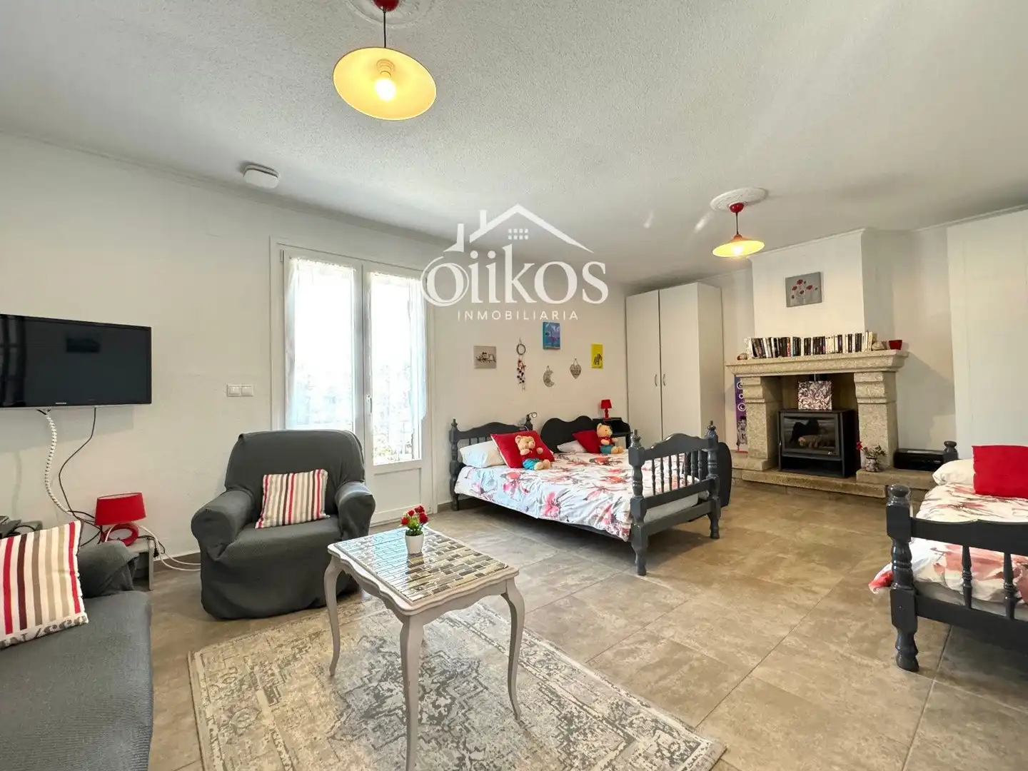 Living room of Houses for sale in San Felices de los Gallegos  with Heating, Parquet flooring and Swimming Pool