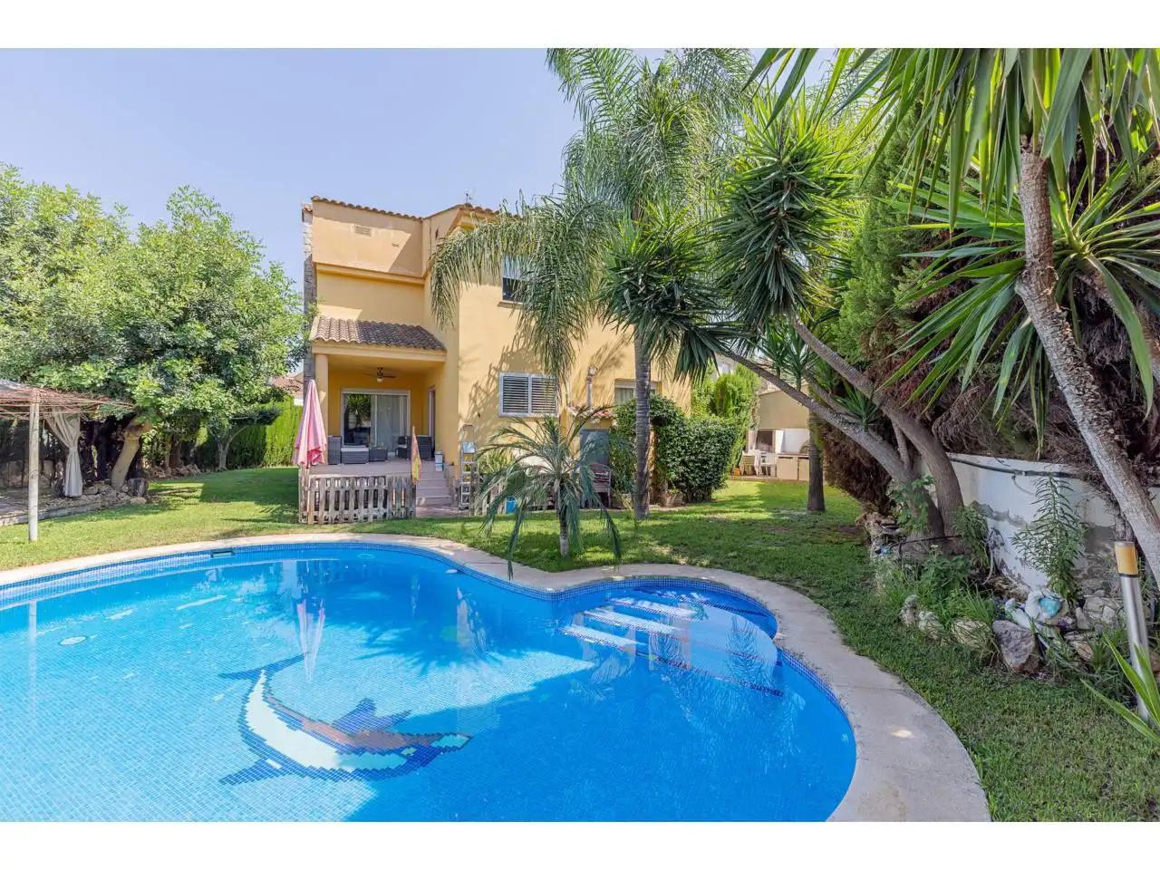 Garden of Houses for sale in Riba-roja de Túria  with Heating, Private garden and Terrace