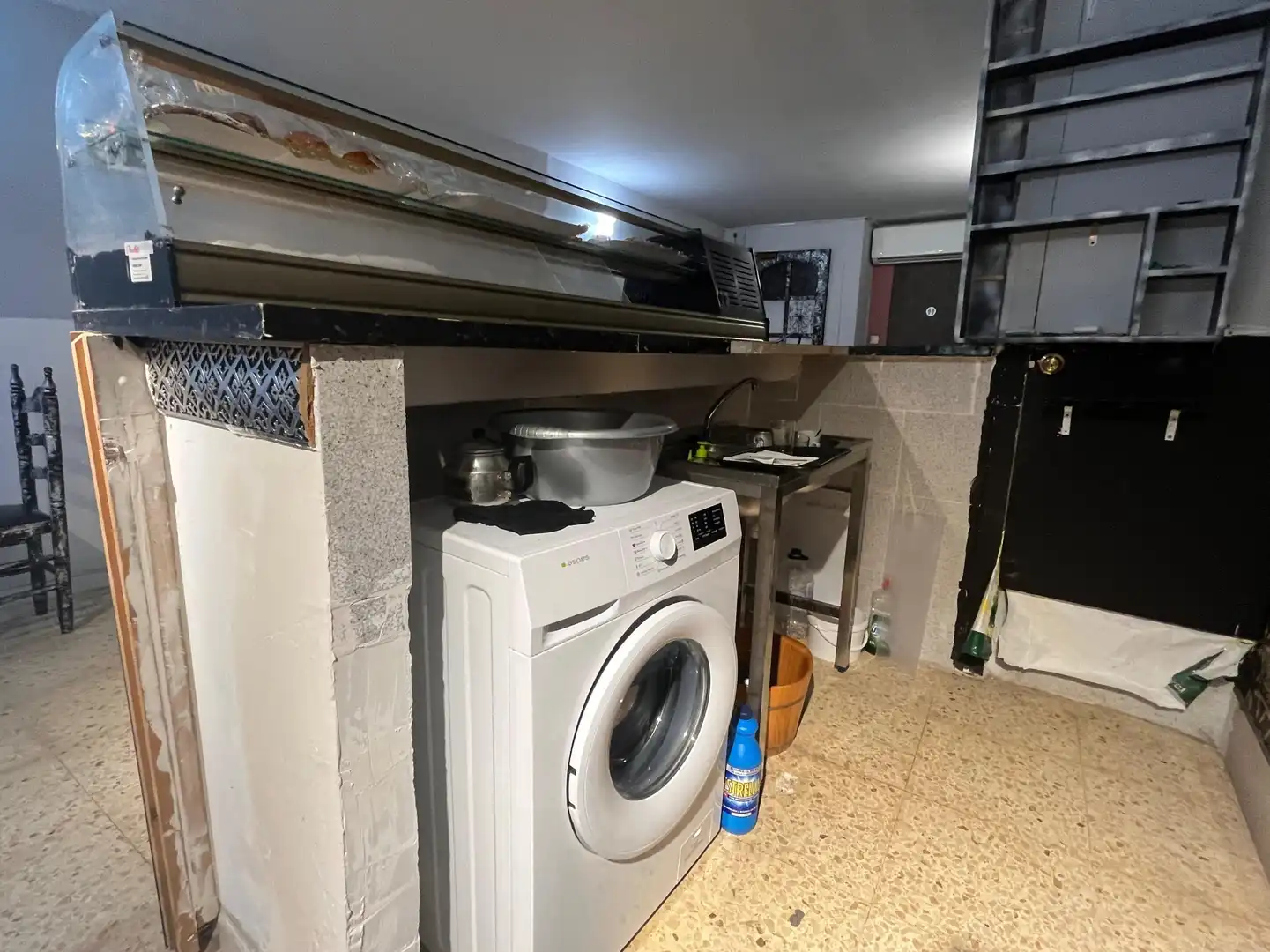 Cocina de Local en traspaso en Barcelona con Aire acondicionado y Amueblado