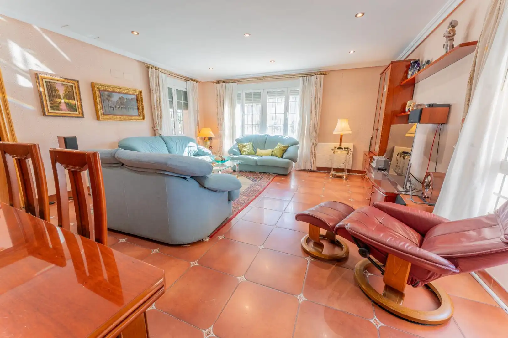 Sala de estar de Casa o chalet en venta en Elche / Elx con Trastero, Piscina y Balcón