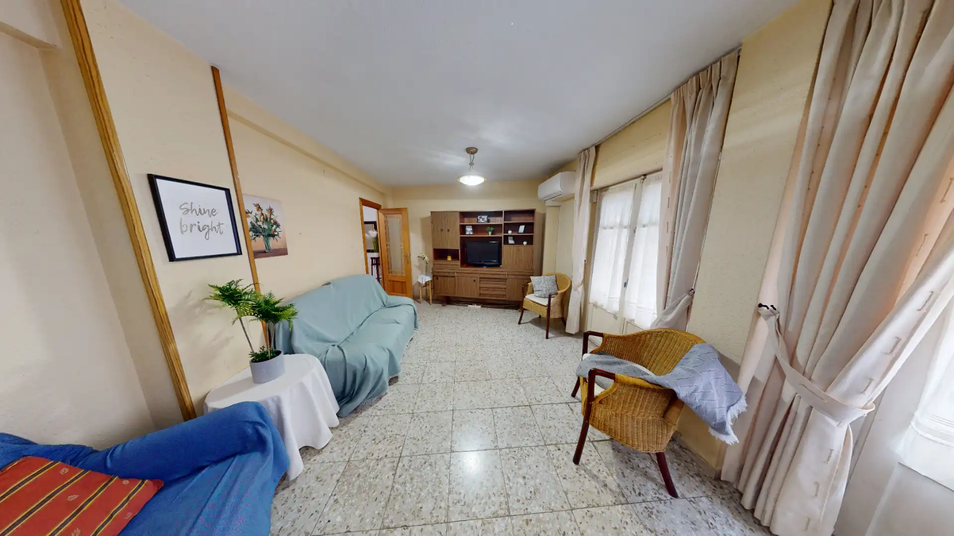 Sala de estar de Piso en venta en Alicante / Alacant con Aire acondicionado y Amueblado