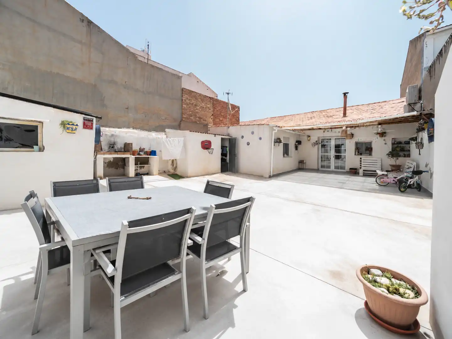 Terrassa de Casa adosada en venda en Pilar de la Horadada amb Aire condicionat, Jardí privat i Traster