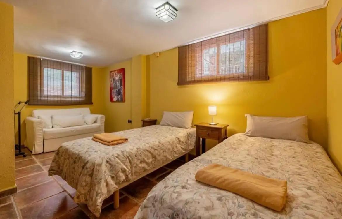 Bedroom of Houses for rent in Monachil  with Air Conditioner, Heating and Private garden
