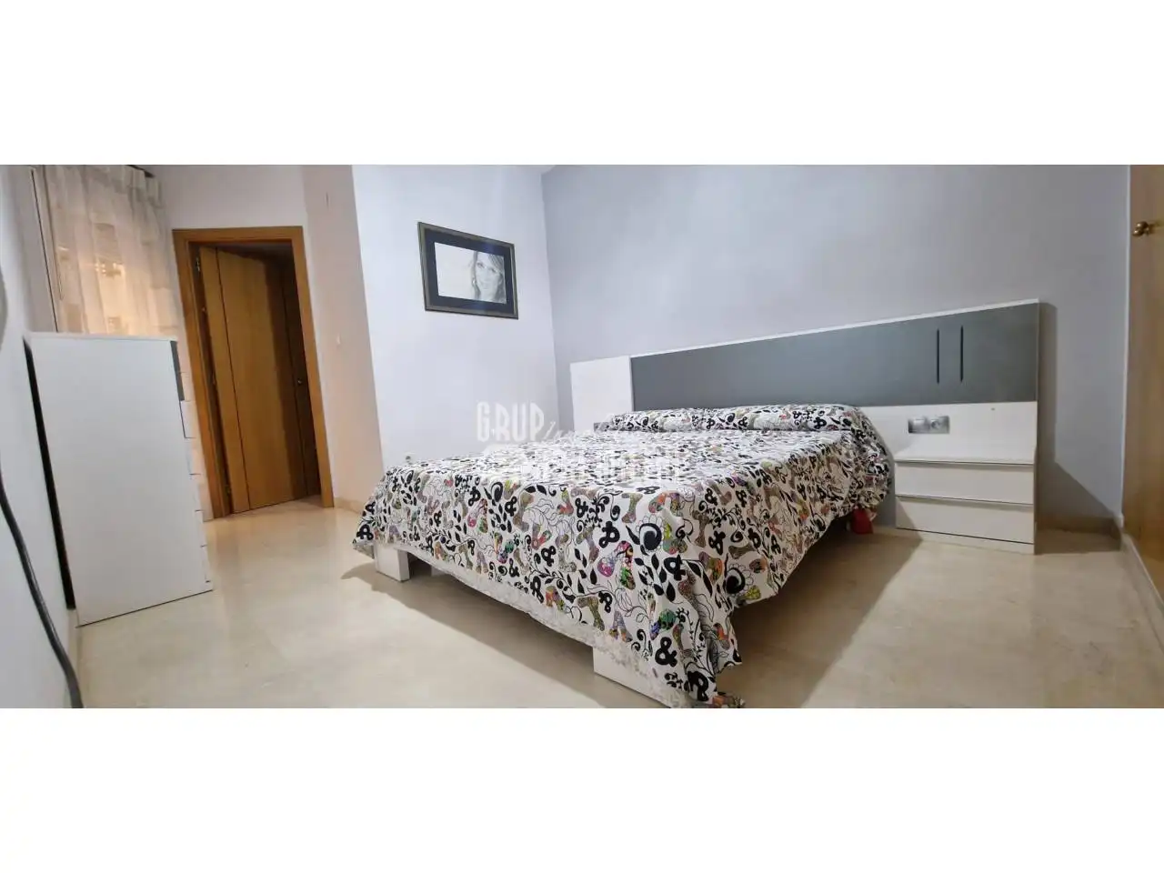 Schlafzimmer von Wohnung zur Miete in Massanassa mit Klimaanlage, Terrasse und Möbliert