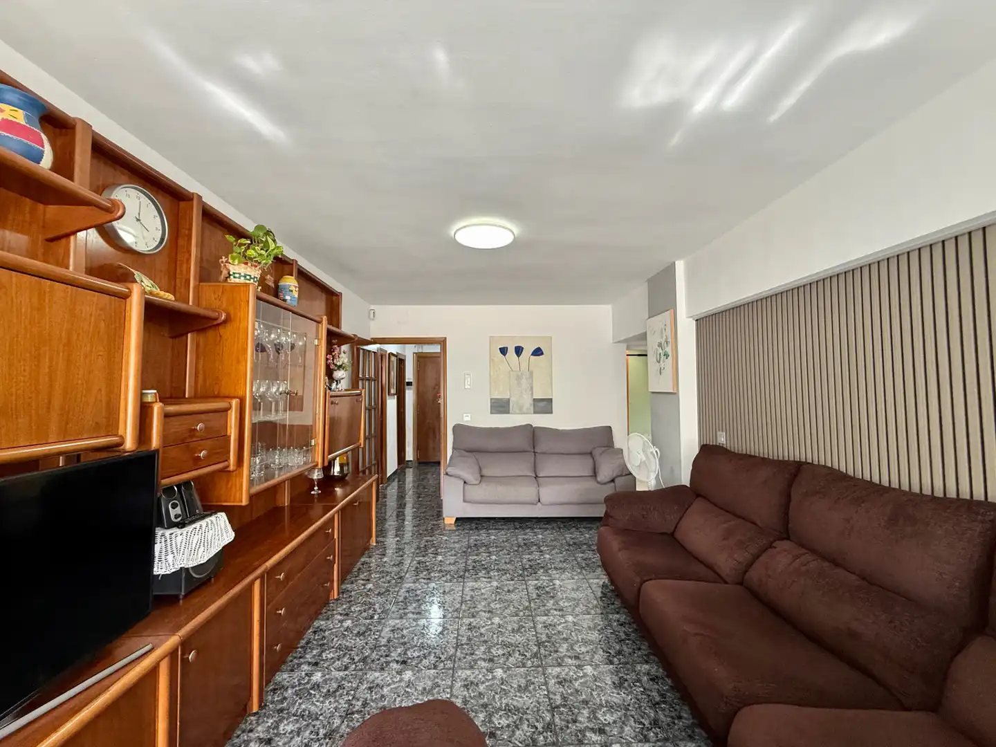 Sala d'estar de Pis en venda en Barcelona amb Moblat, Forn i Alarma