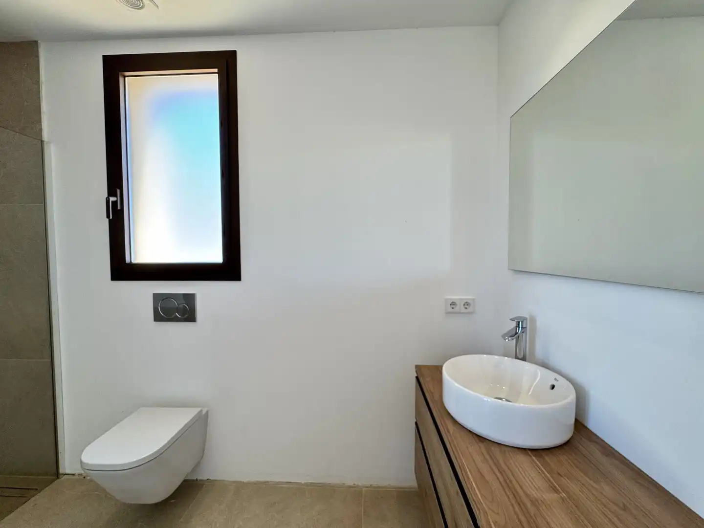 Badezimmer von Country house zur Miete in Porreres mit Klimaanlage, Heizung und Terrasse
