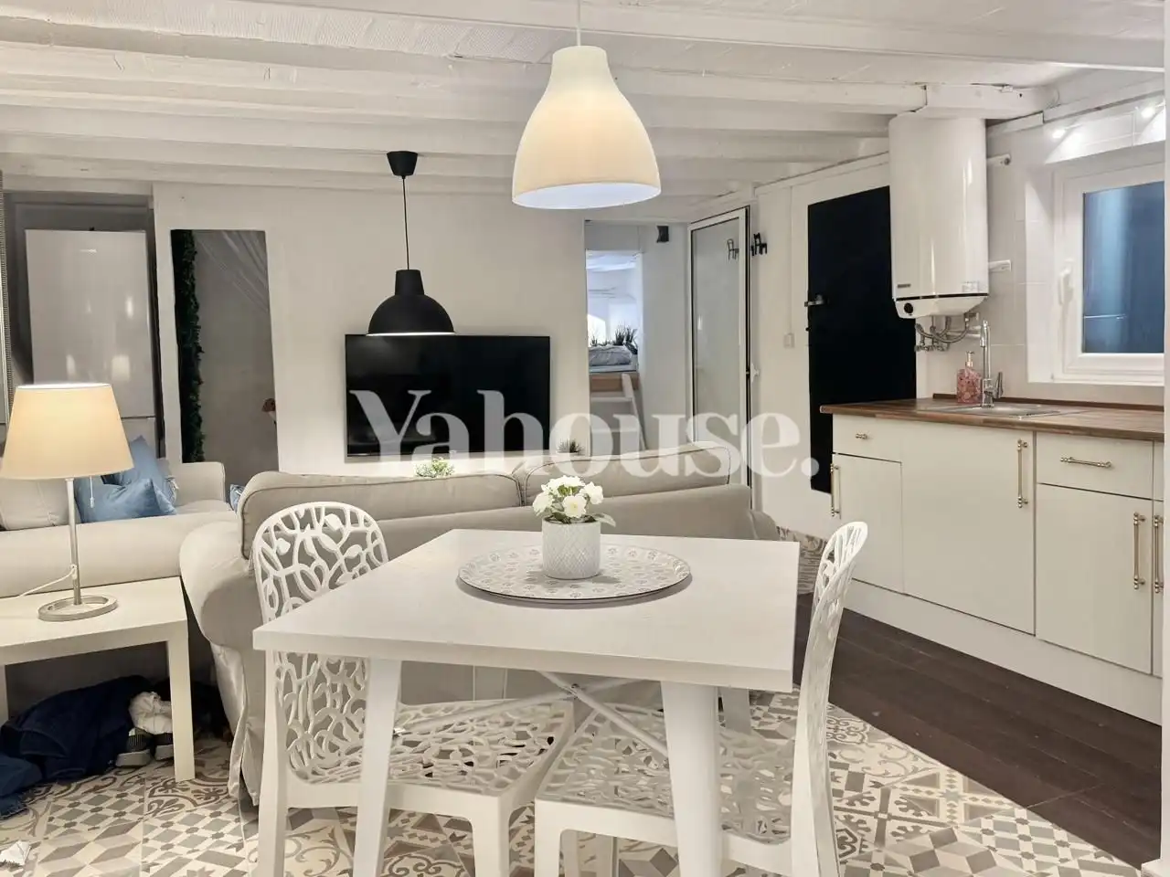 Wohnzimmer von Maisonette zum Verkauf in Barcelona