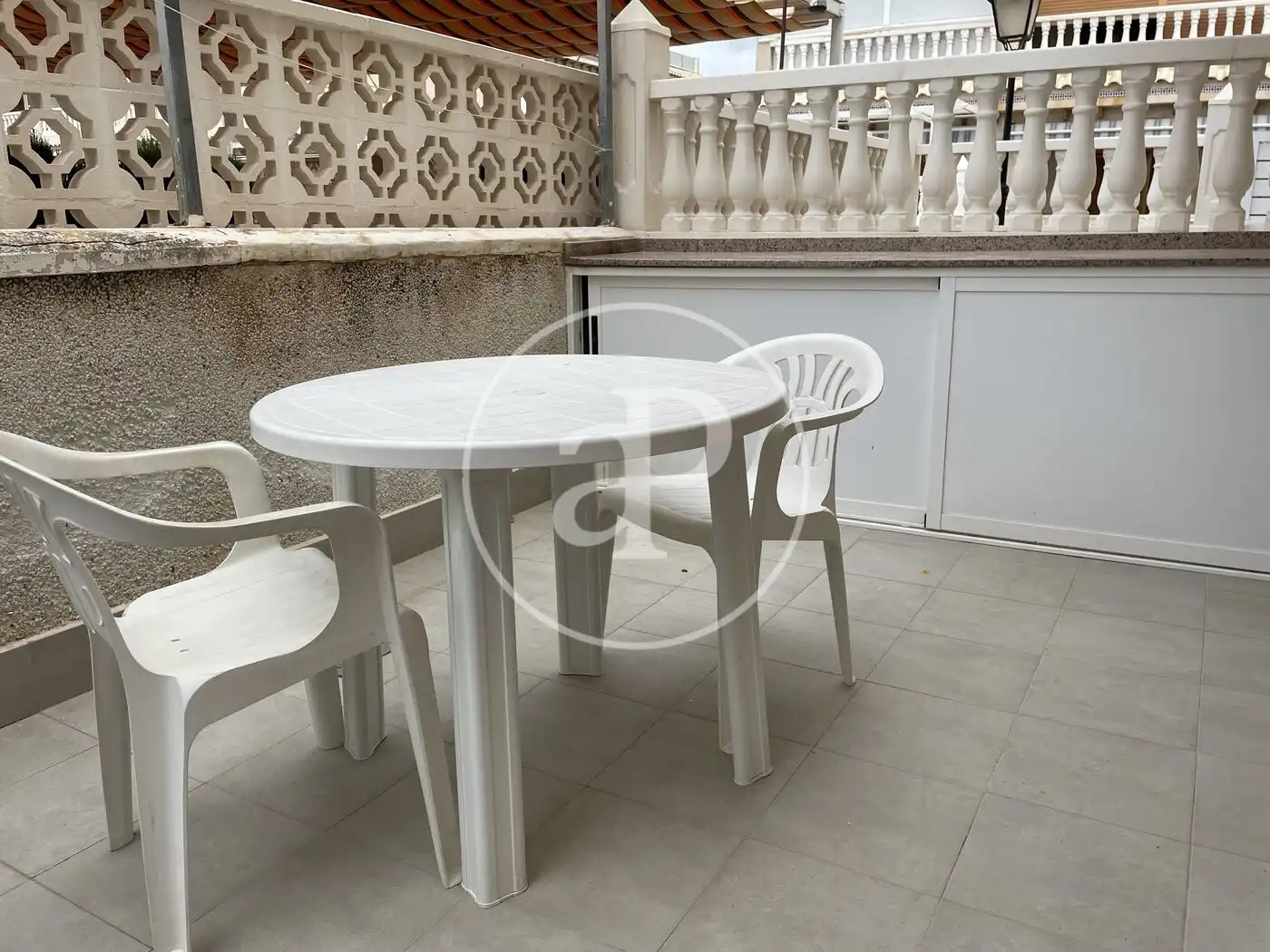 Terraza de Dúplex de alquiler en Santa Pola con Aire acondicionado, Calefacción y Terraza