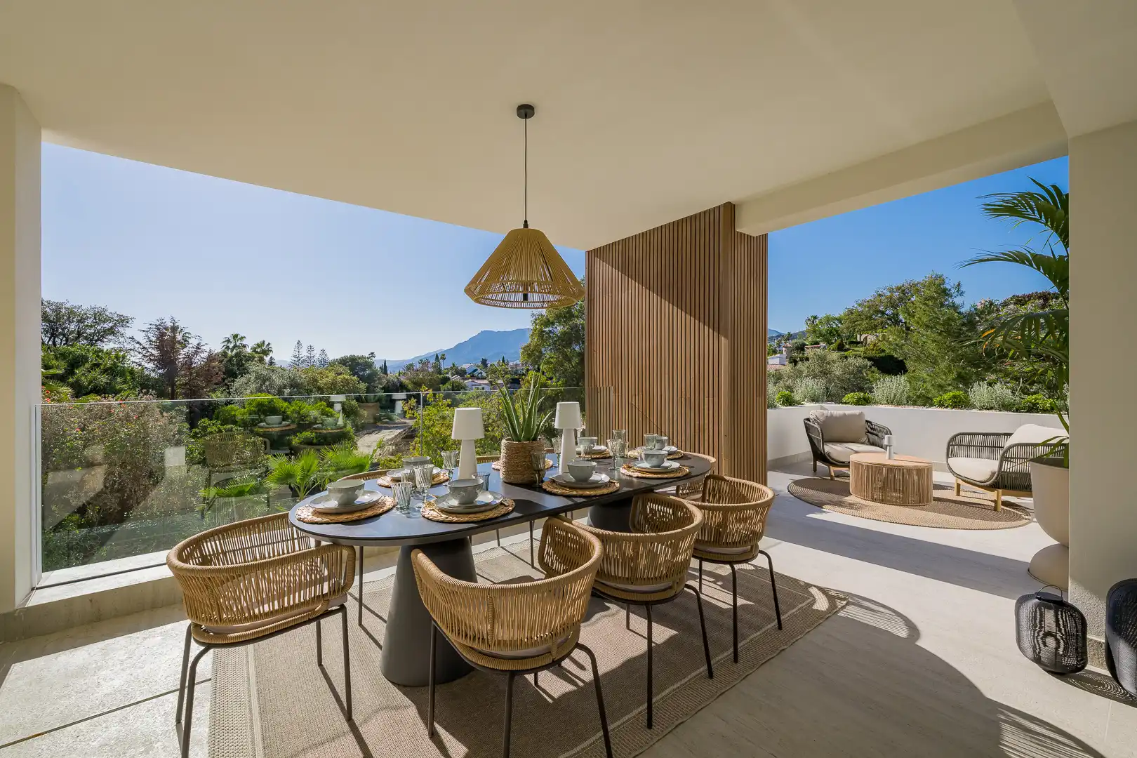Terraza de Casa o chalet en venta en Marbella con Aire acondicionado, Jardín privado y Terraza