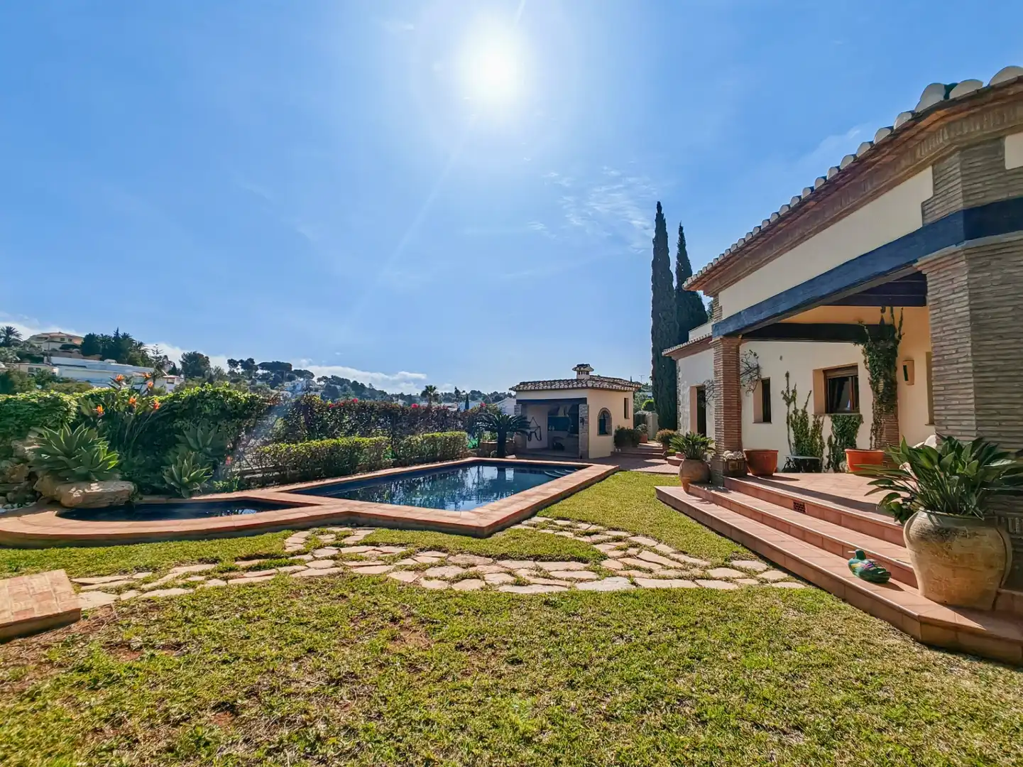 Exterior view of Houses for sale in Dénia  with Air Conditioner, Heating and Private garden