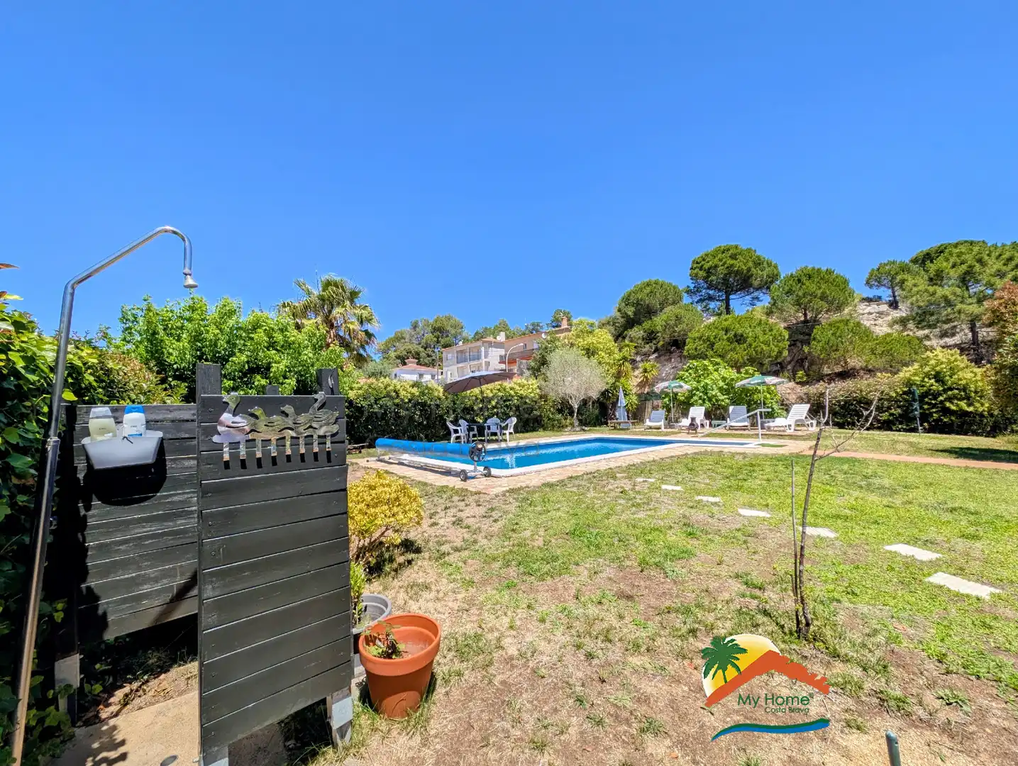Garten von Haus oder Chalet zum Verkauf in Lloret de Mar mit Heizung, Privatgarten und Terrasse