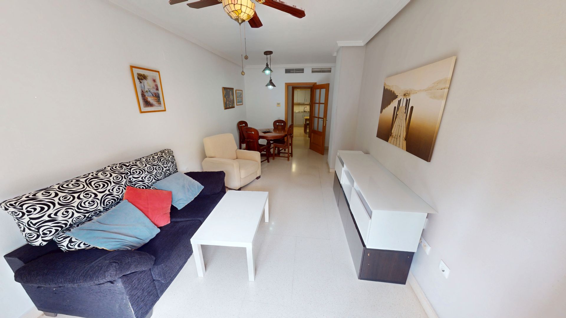 Sala d'estar de Pis en venda en Torremolinos amb Aire condicionat, Jardí privat i Traster