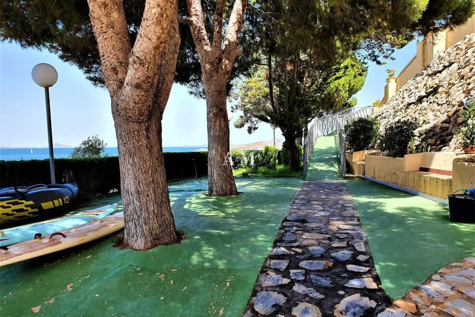 Garden of Detached homes for rent in La Manga del Mar Menor  with Air Conditioner, Heating and Terrace
