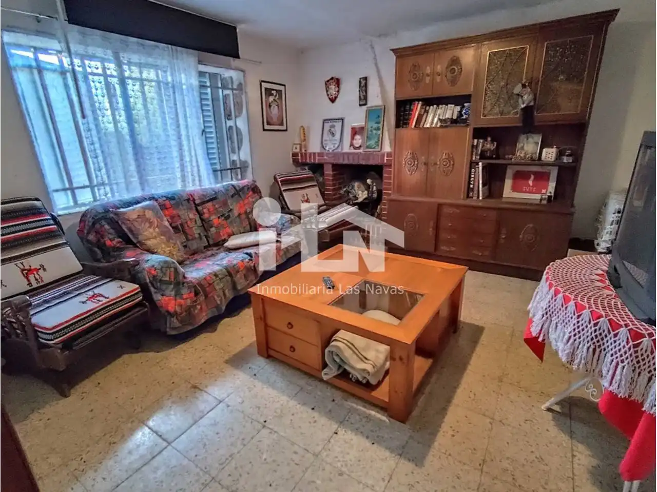Sala de estar de Casa o chalet en venta en Navalperal de Pinares con Calefacción, Jardín privado y Terraza