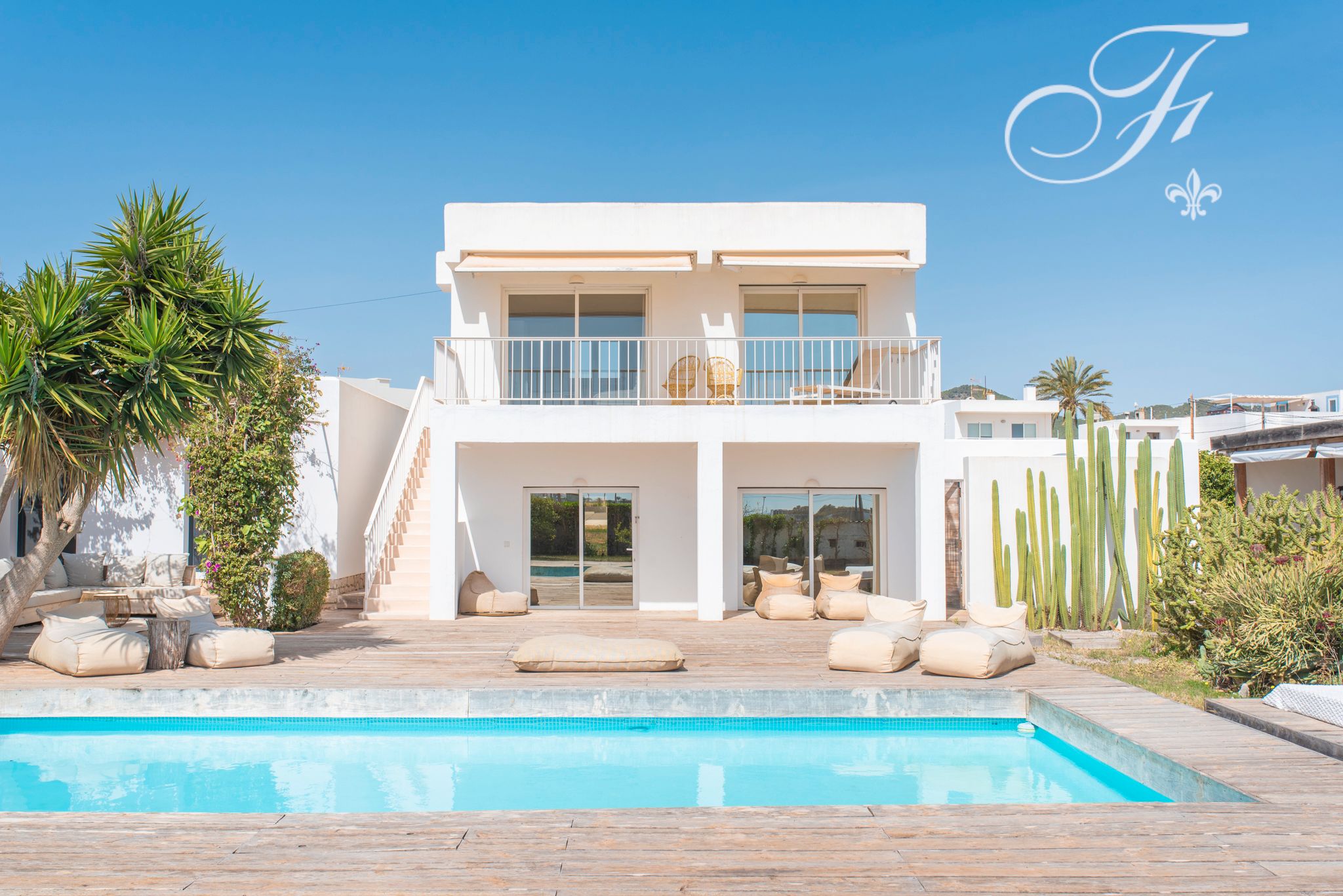 Exterior view of House or chalet for sale in Sant Josep de sa Talaia  with Air Conditioner, Private garden and Terrace