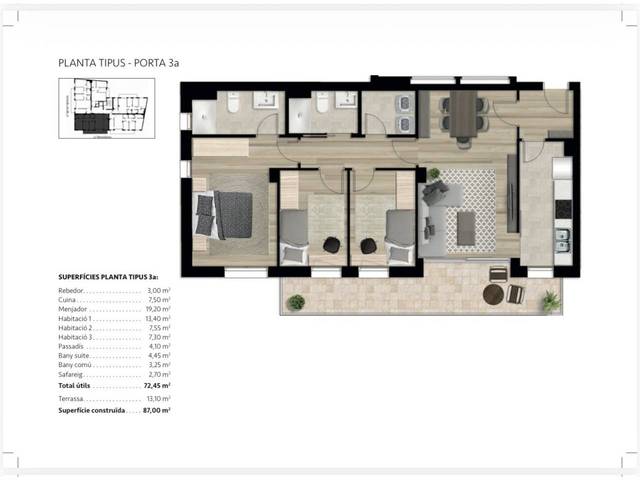 Piso en Venta en Poble Nou