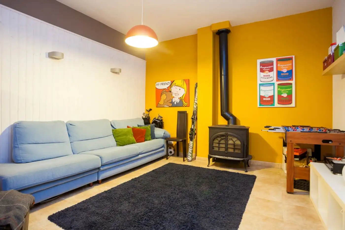Living room of Detached homes for sale in Zaragoza  with Air Conditioner, Heating and Private garden