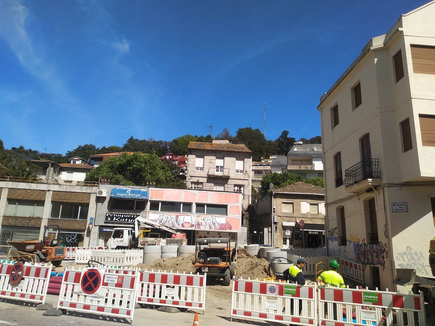 Vista exterior de Casa o xalet en venda en Vigo  amb Traster