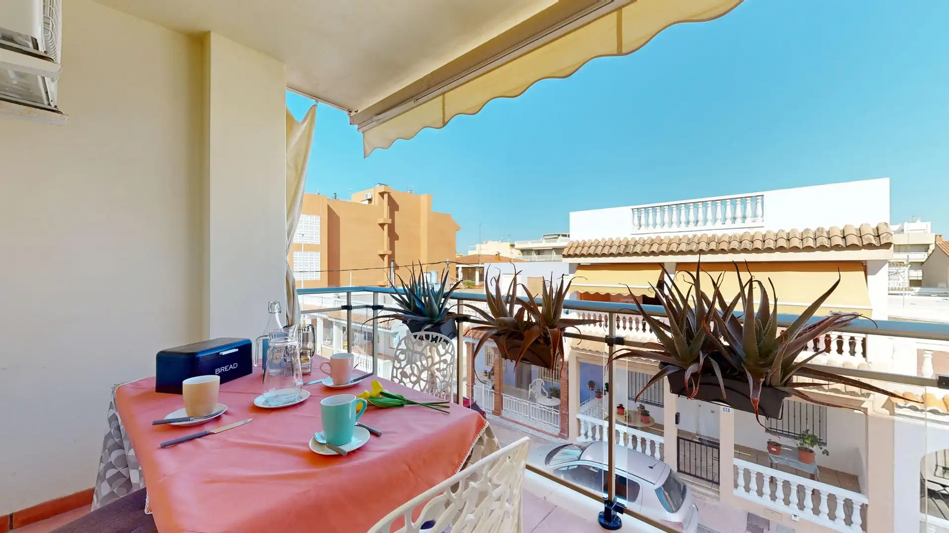 Terraza de Piso de alquiler en Chilches / Xilxes con Aire acondicionado, Calefacción y Terraza