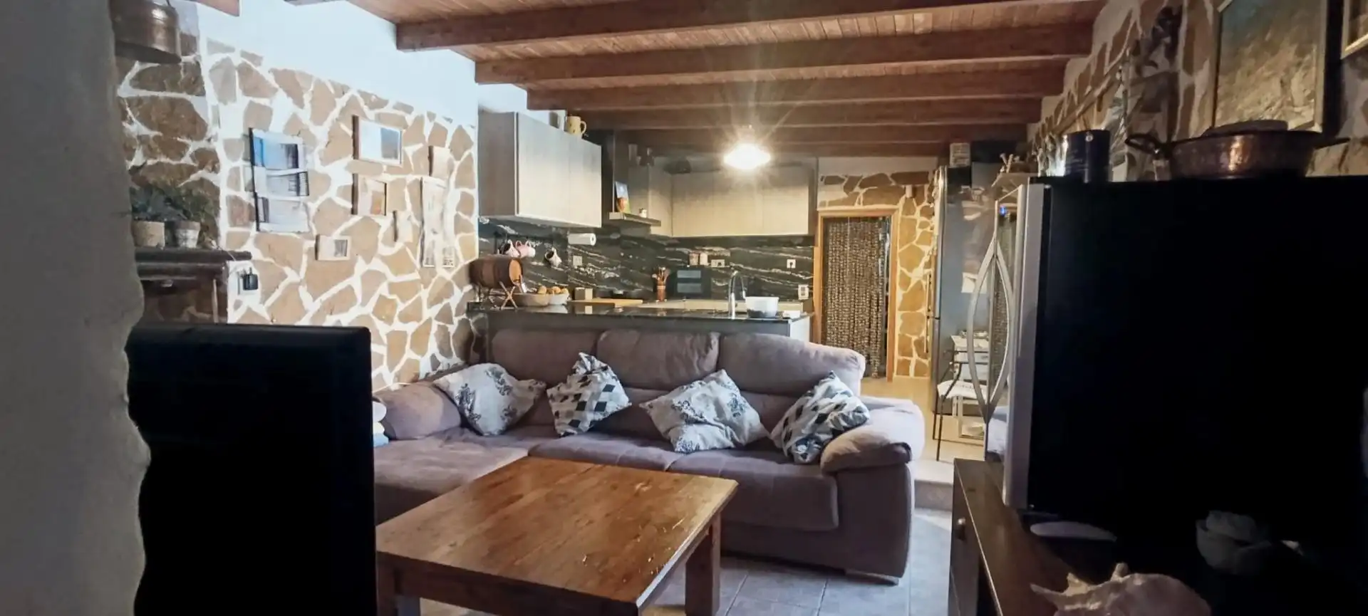 Cocina de Casa o chalet en venta en Algueña con Jardín privado, Terraza y Trastero