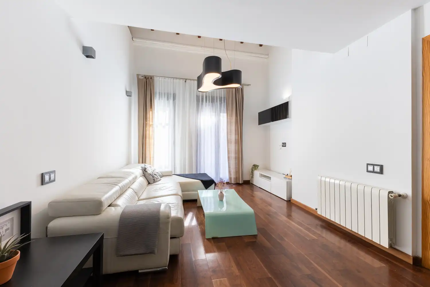 Wohnzimmer von Haus oder Chalet zur Miete in  Valencia Capital mit Klimaanlage, Heizung und Parkett