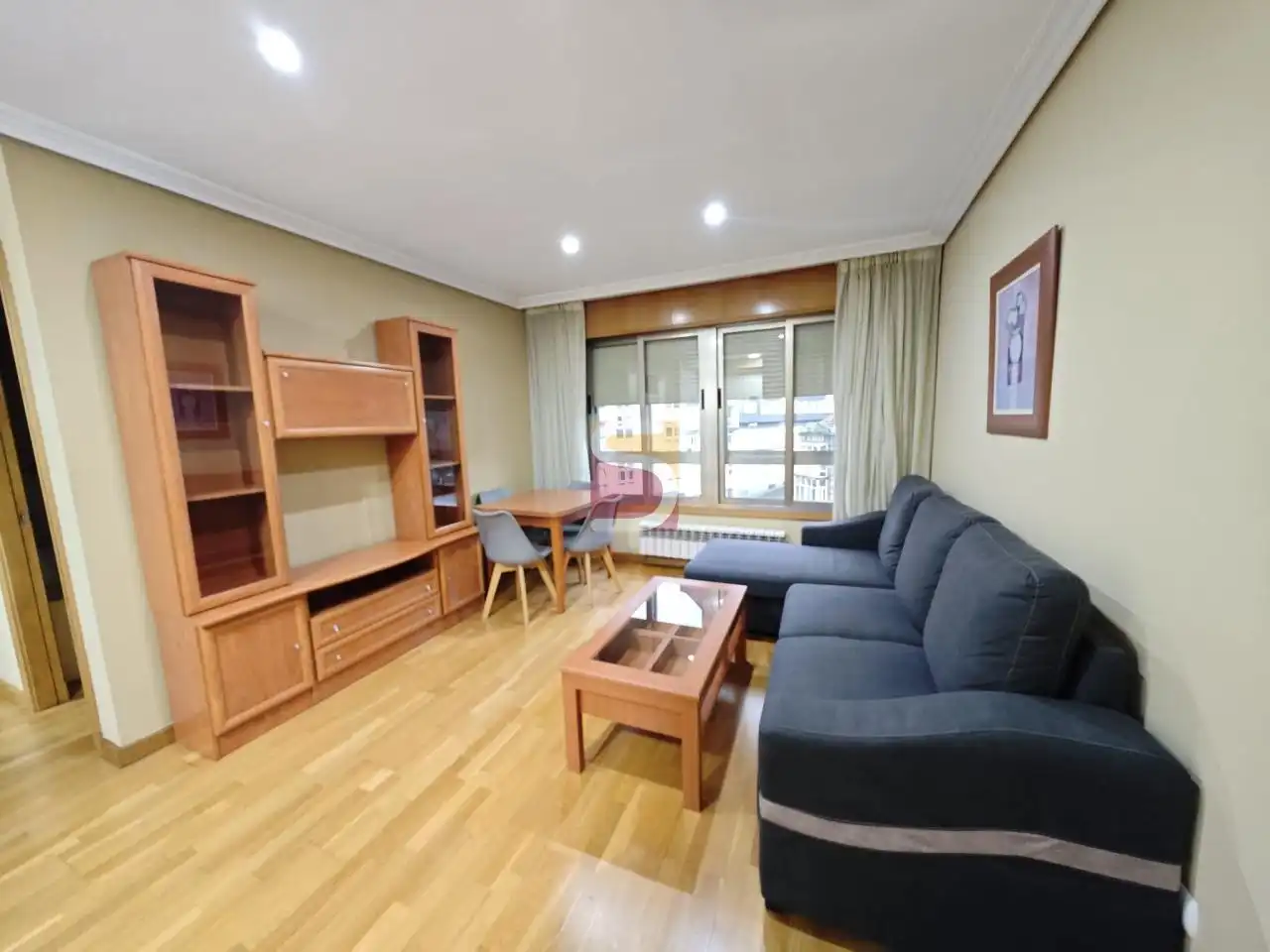 Sala d'estar de Pis de lloguer en Vigo  amb Calefacció, Traster i Moblat