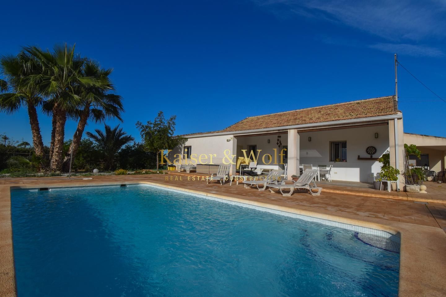 Exterior view of Country house for sale in Elche / Elx  with Private garden and Swimming Pool