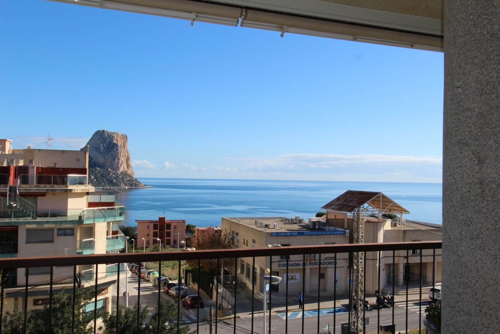 Bedroom of Flat for sale in Calpe / Calp  with Heating, Terrace and Community pool