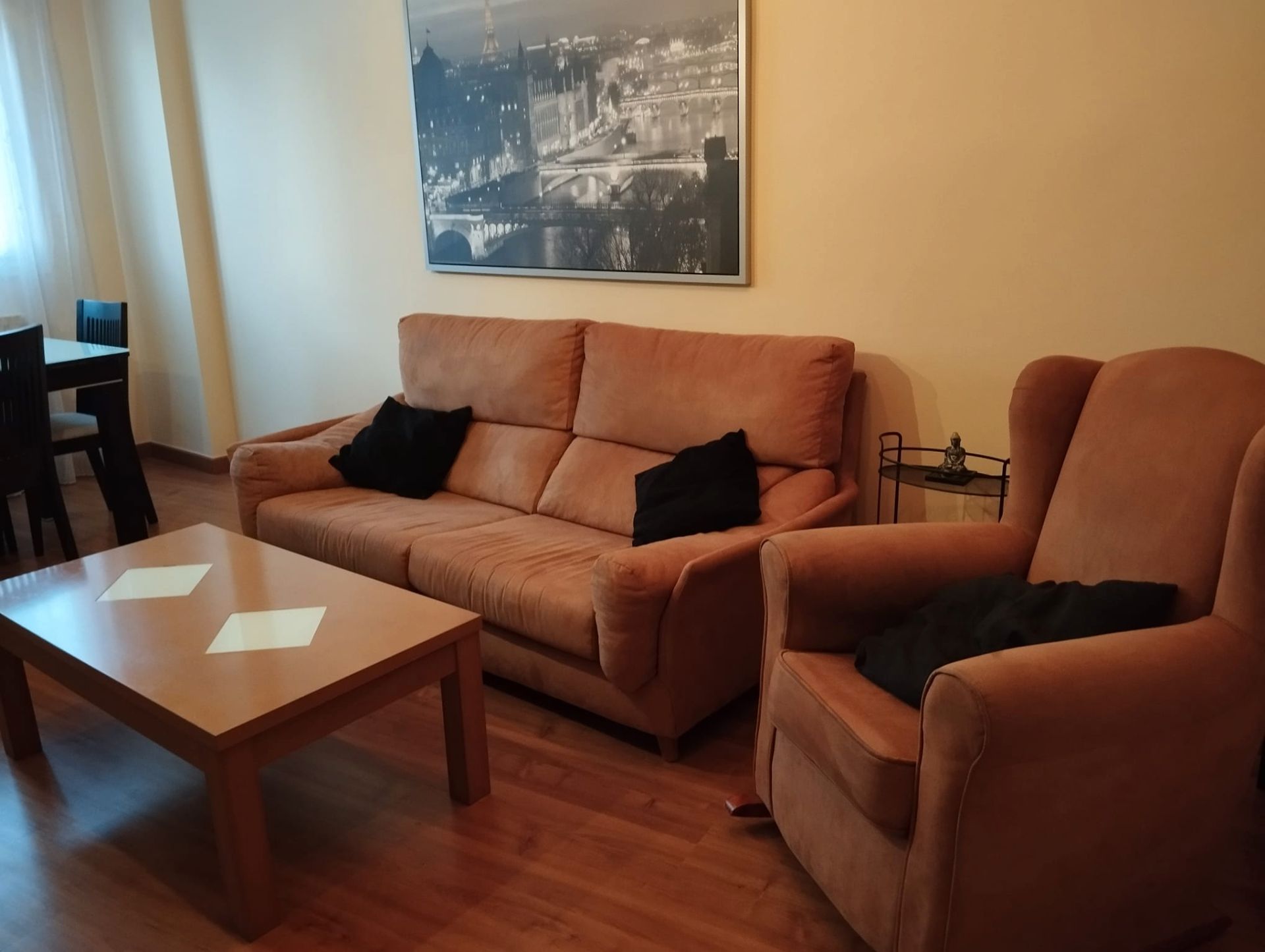 Living room of Flat to rent in  Albacete Capital  with Air Conditioner, Heating and Parquet flooring