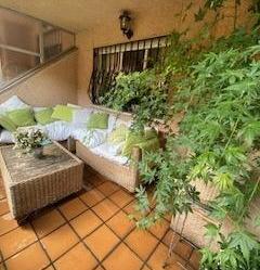 Balcony of Single-family semi-detached for sale in Fuenlabrada  with Air Conditioner and Terrace