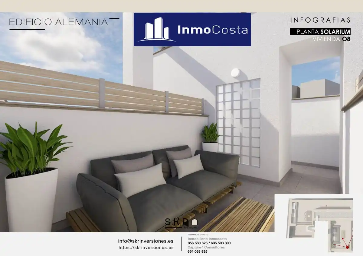 Terrasse von Wohnung zum Verkauf in La Línea de la Concepción mit Terrasse