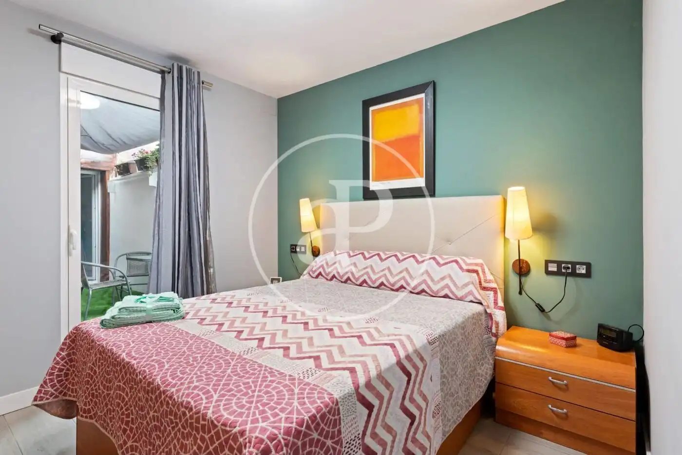 Bedroom of Flat for sale in Burriana / Borriana  with Air Conditioner, Heating and Terrace