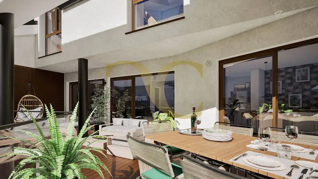 Terrasse von Maisonette zum Verkauf in Noreña mit Heizung, Terrasse und Abstellraum