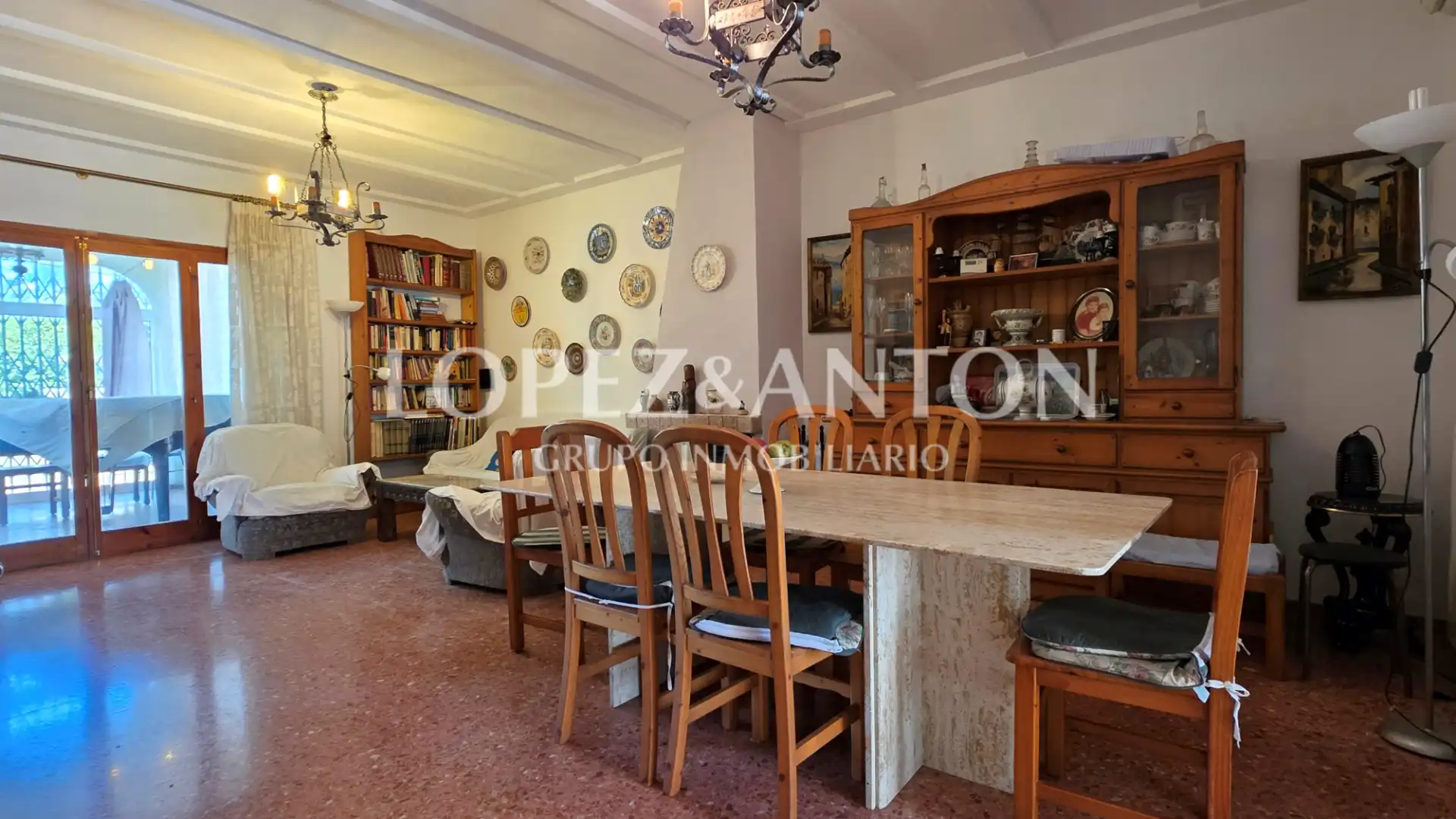 Comedor de Casa o chalet en venta en San Antonio de Benagéber con Aire acondicionado, Calefacción y Jardín privado