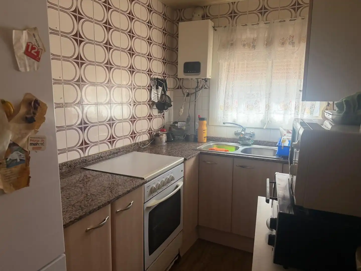 Kitchen of Flat for sale in Barcelona  with Air Conditioner and Furnished