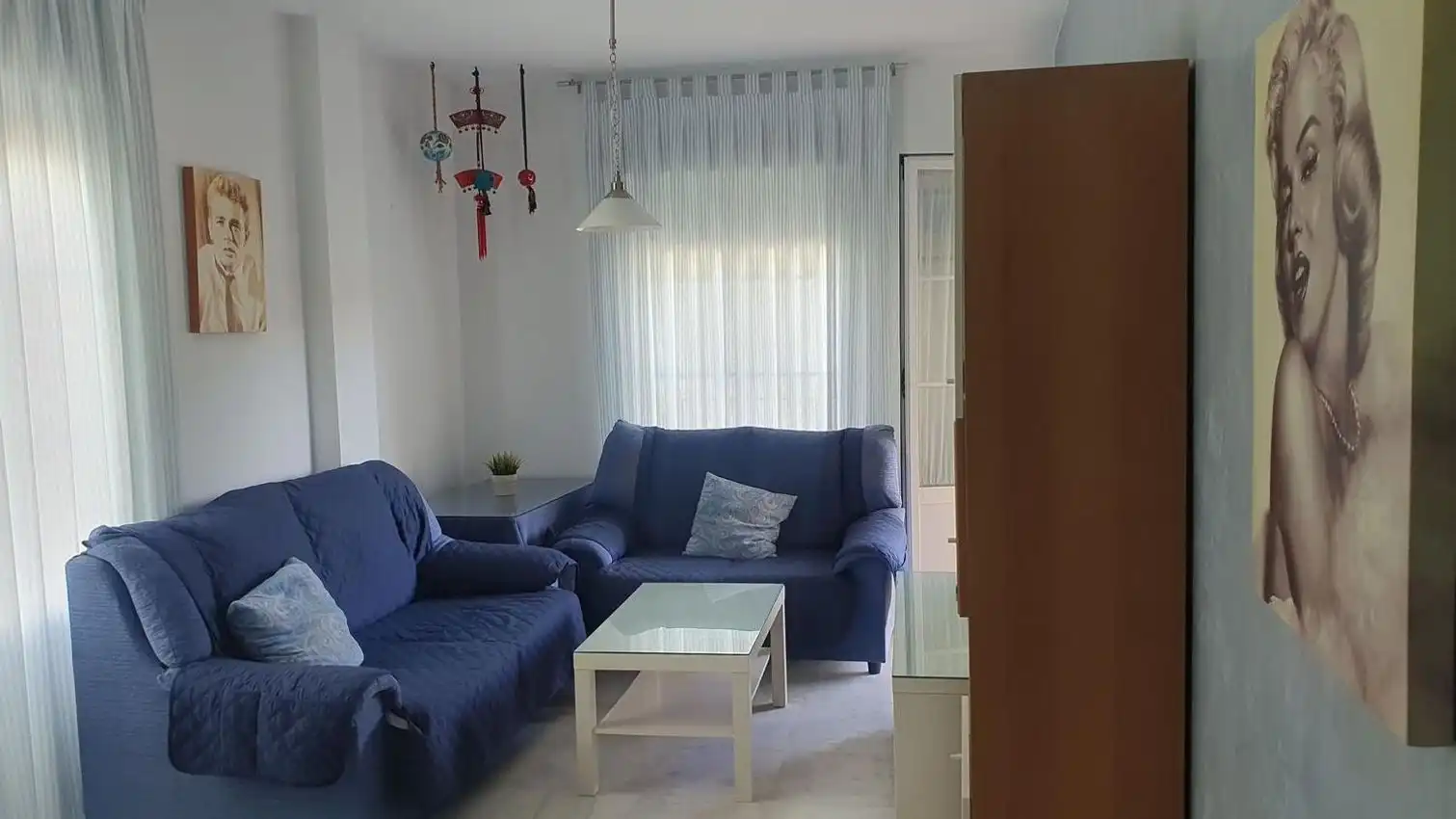 Sala de estar de Piso en venta en Sanlúcar de Barrameda con Aire acondicionado, Trastero y Piscina comunitaria